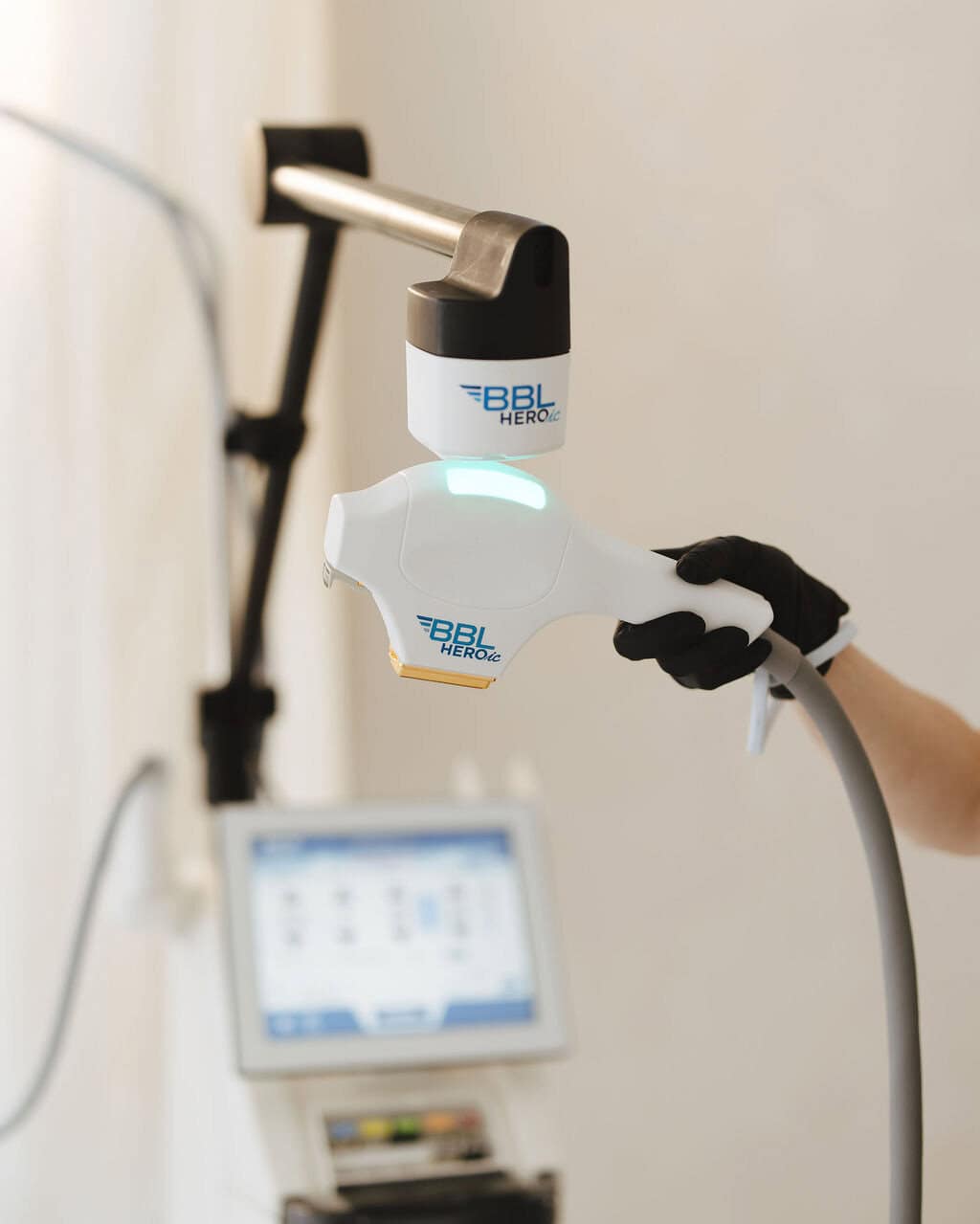 Close-up of BBL Heroic laser from Sciton